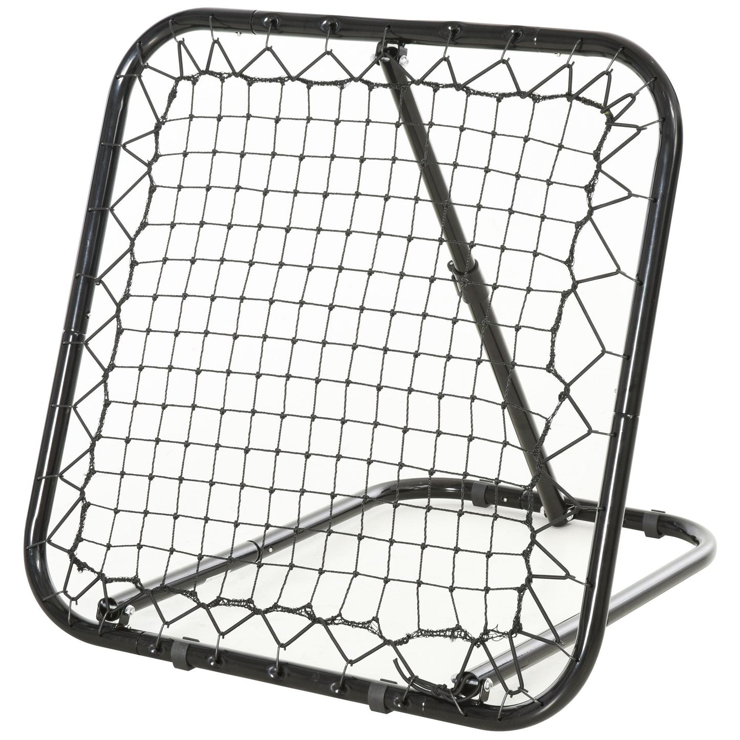 Soozier Adjustable Soccer Rebounder Portable Training Goal for Football Baseball Basketball Black
