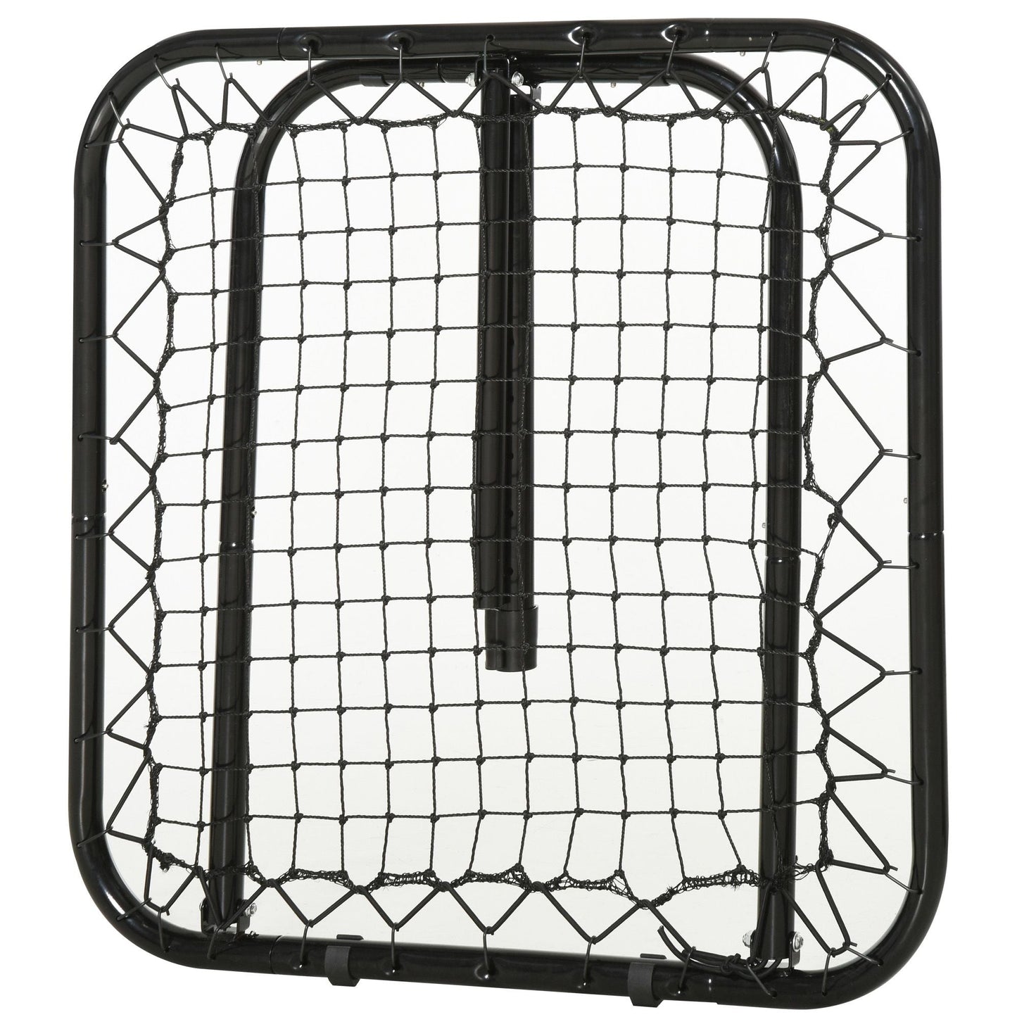 Soozier Adjustable Soccer Rebounder Portable Training Goal for Football Baseball Basketball Black