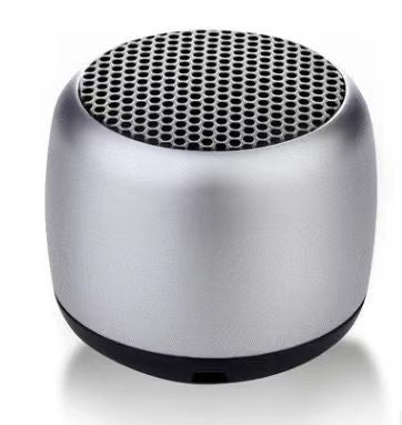 Compact Steel Bluetooth Speaker - HiFi IPX5 Waterproof Mini Sound System with TWS Interconnections