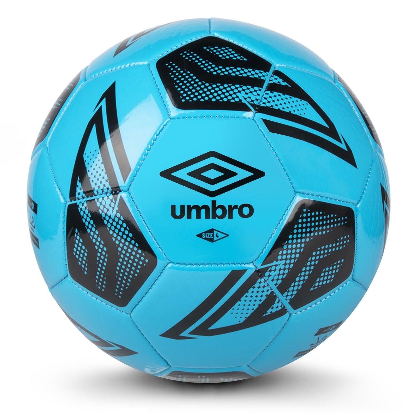 Size 4 Youth Soccer Ball – Blue, Durable 32-Panel Build, Ages 9–13, Great for Training & Recreation