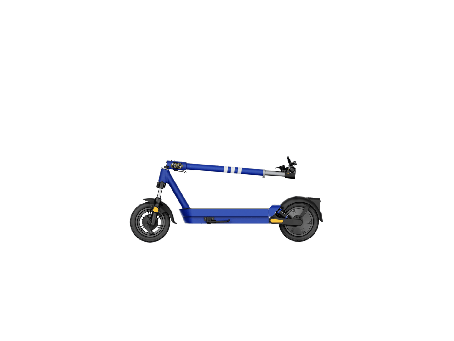 Dual-Suspension Electric Scooter w/ hoverboard43.5 Miles Max scooter Operating Range & 24 mph Max Speed - Blue