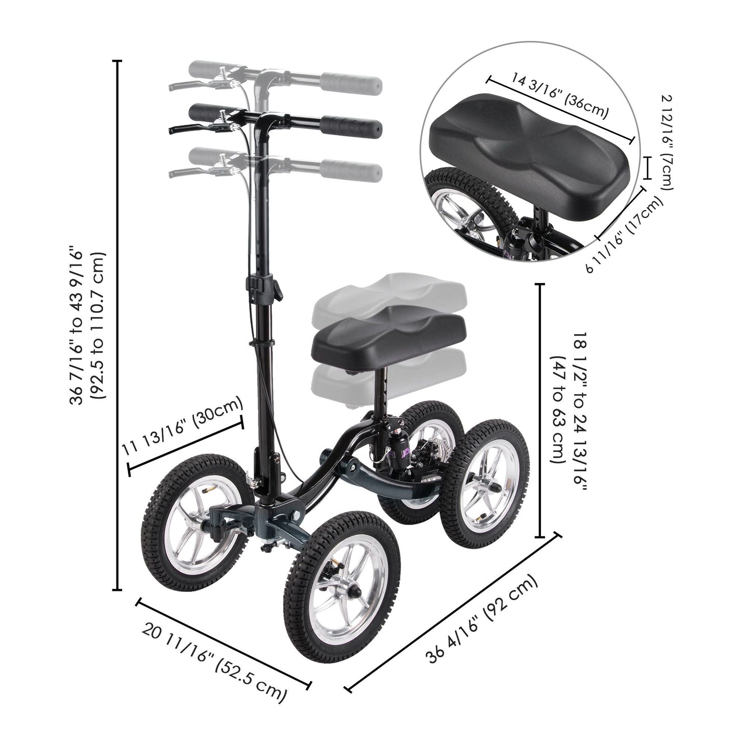 aluminum knee scooter