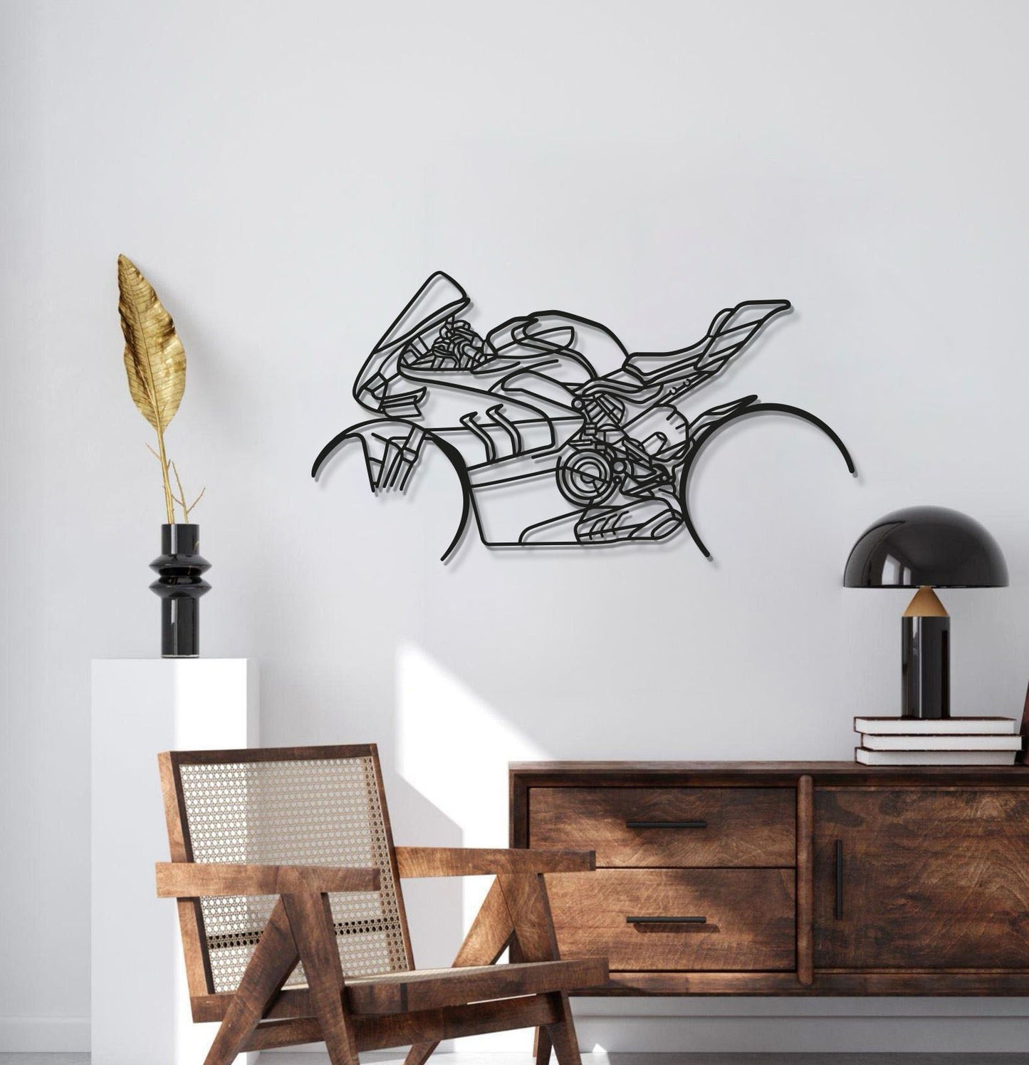 V4SP Metal Motorcycle Wall Art Limited Stock - MT1105