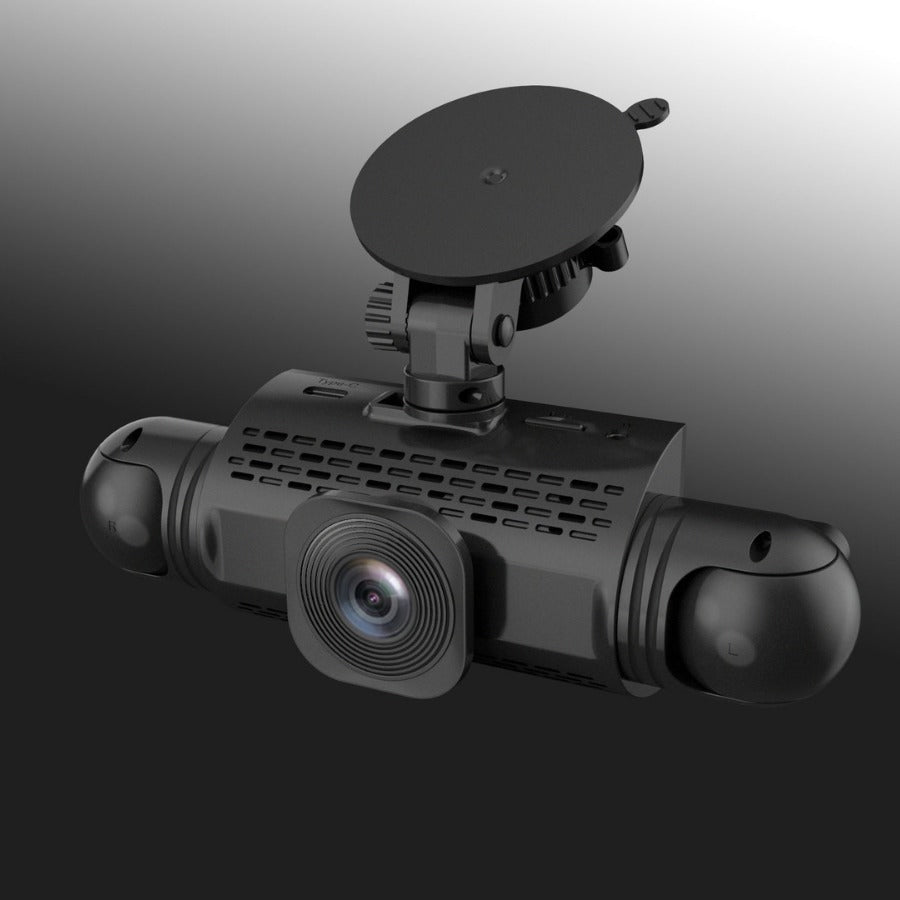 360 S8 4-Channel Car Dash Cam with Night Vision