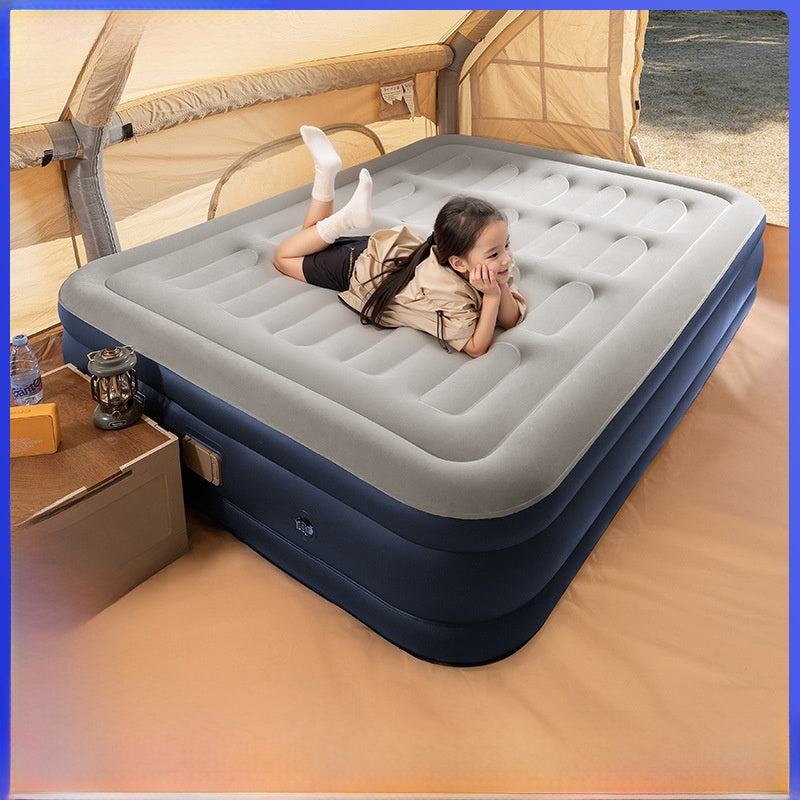 Inflatable Air Mattress with Built-in Pump