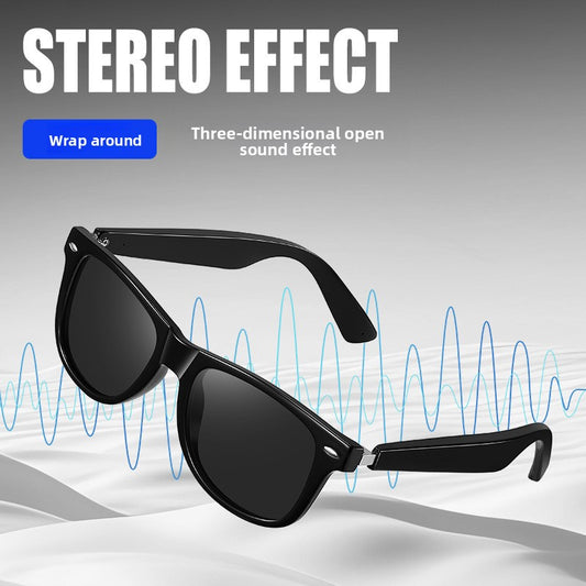 Bone Conduction Speakers Bluetooth Smart Sunglasses