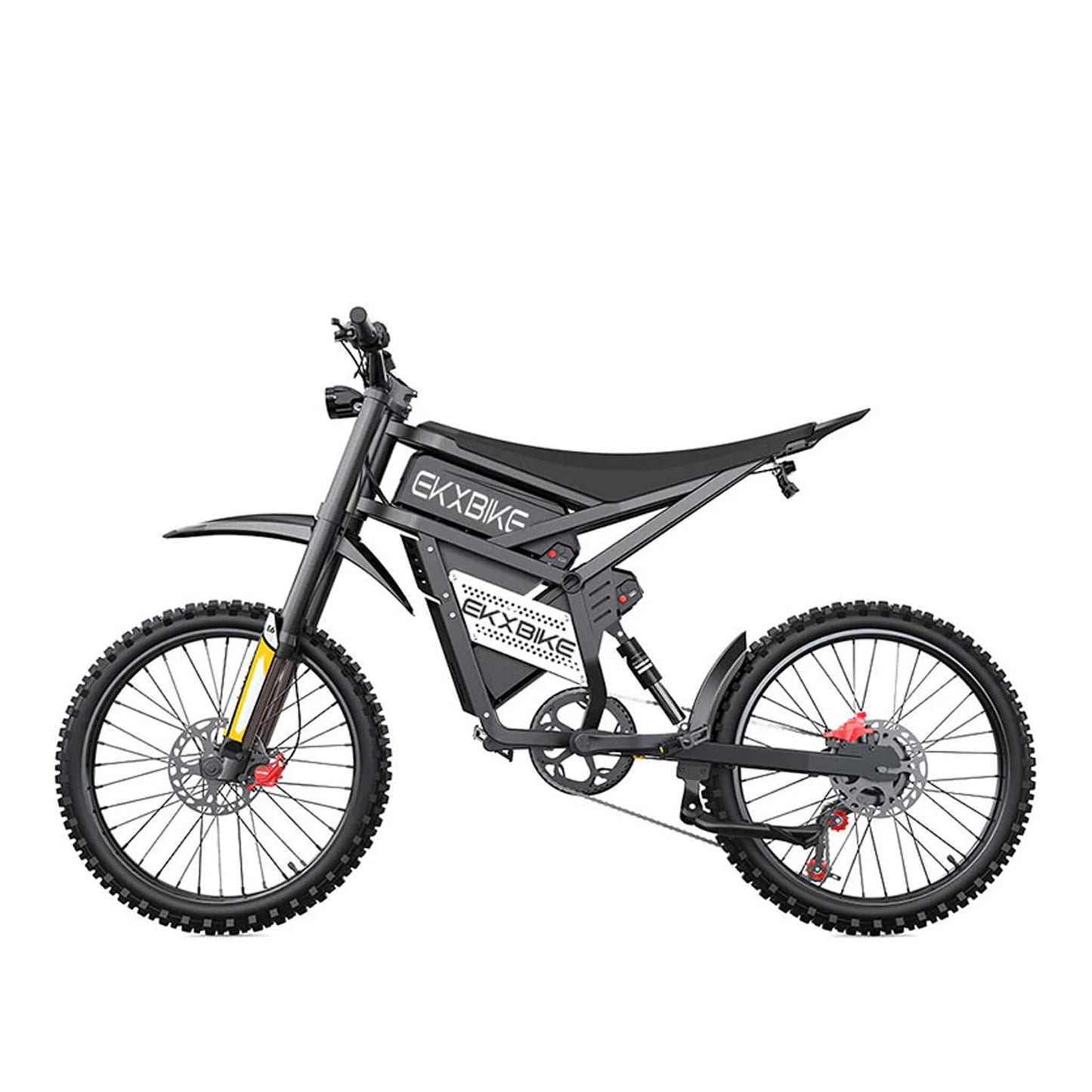 EKX E6 3000W 52V/40AH Premium Electric Carbon Steel Off-Road Mountain Dirt Bike (SAK18315)