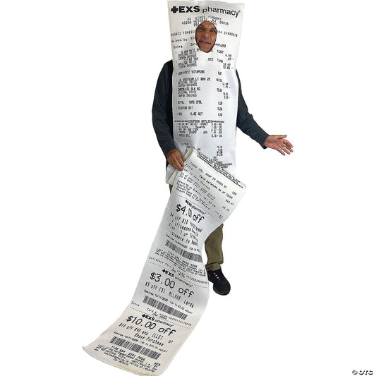 Long Receipt Costume