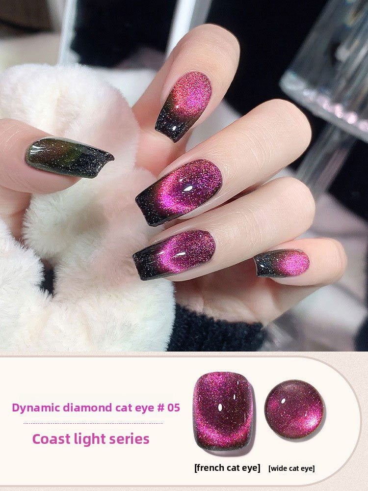 Crushed Diamond Crystal Cat Eye Nail Polish Glue