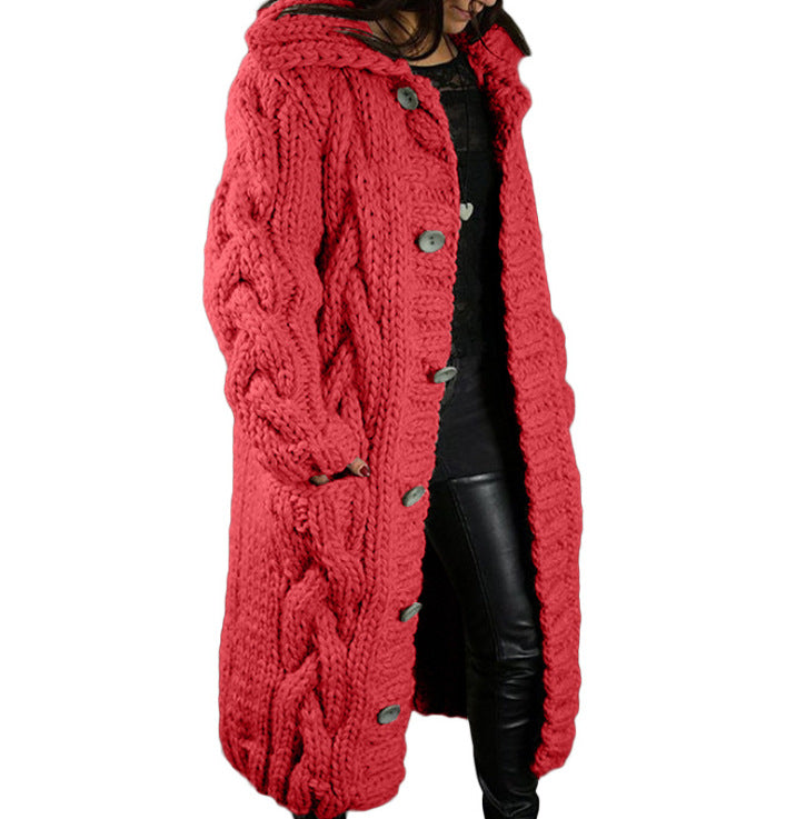 Multi-Color Cardigan, Large Size Sweater Jacket
