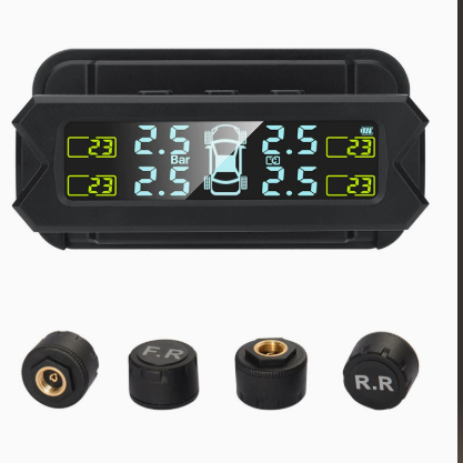 Solar Powered Car Tire Pressure Monitoring System