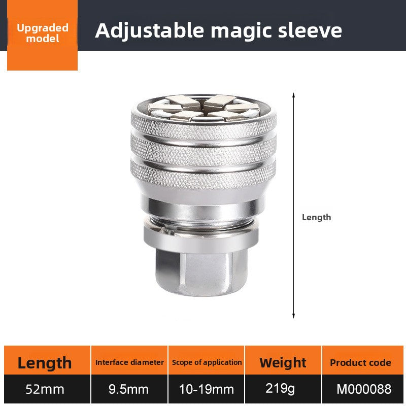 Adjustable Hex Magic Socket Set 9-21mm