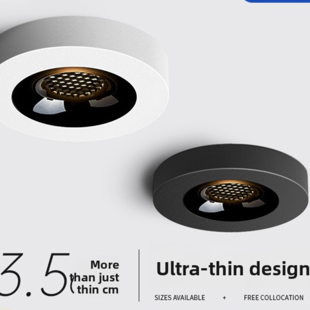 thin Surface-mounted Anti-glare LED Spotlight