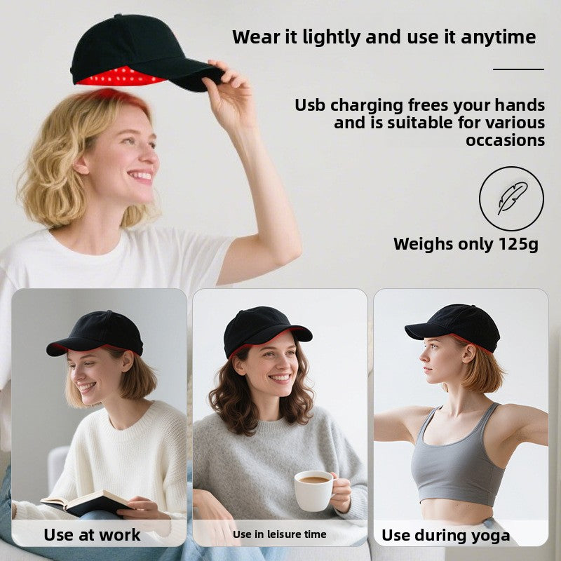 LED Red Light Hair Care Cap