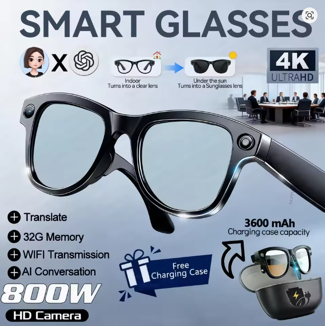 Smart Glasses with Camera and Translation