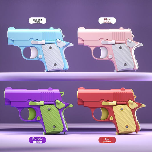 3D Printed Real Sound Loud Noise Maker Gravity Toy Pistol