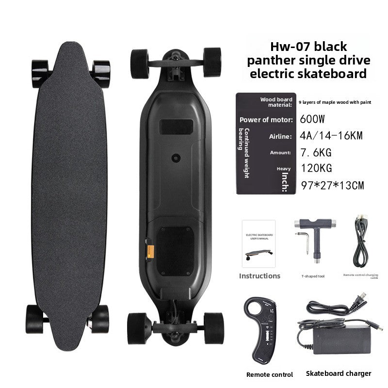 Electric Riding Skateboard with Remote Control