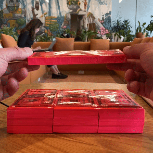 Levitating Stack - Flaming Pink