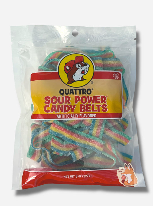 Buc-ee's Quattro Sour Power Candy Belts