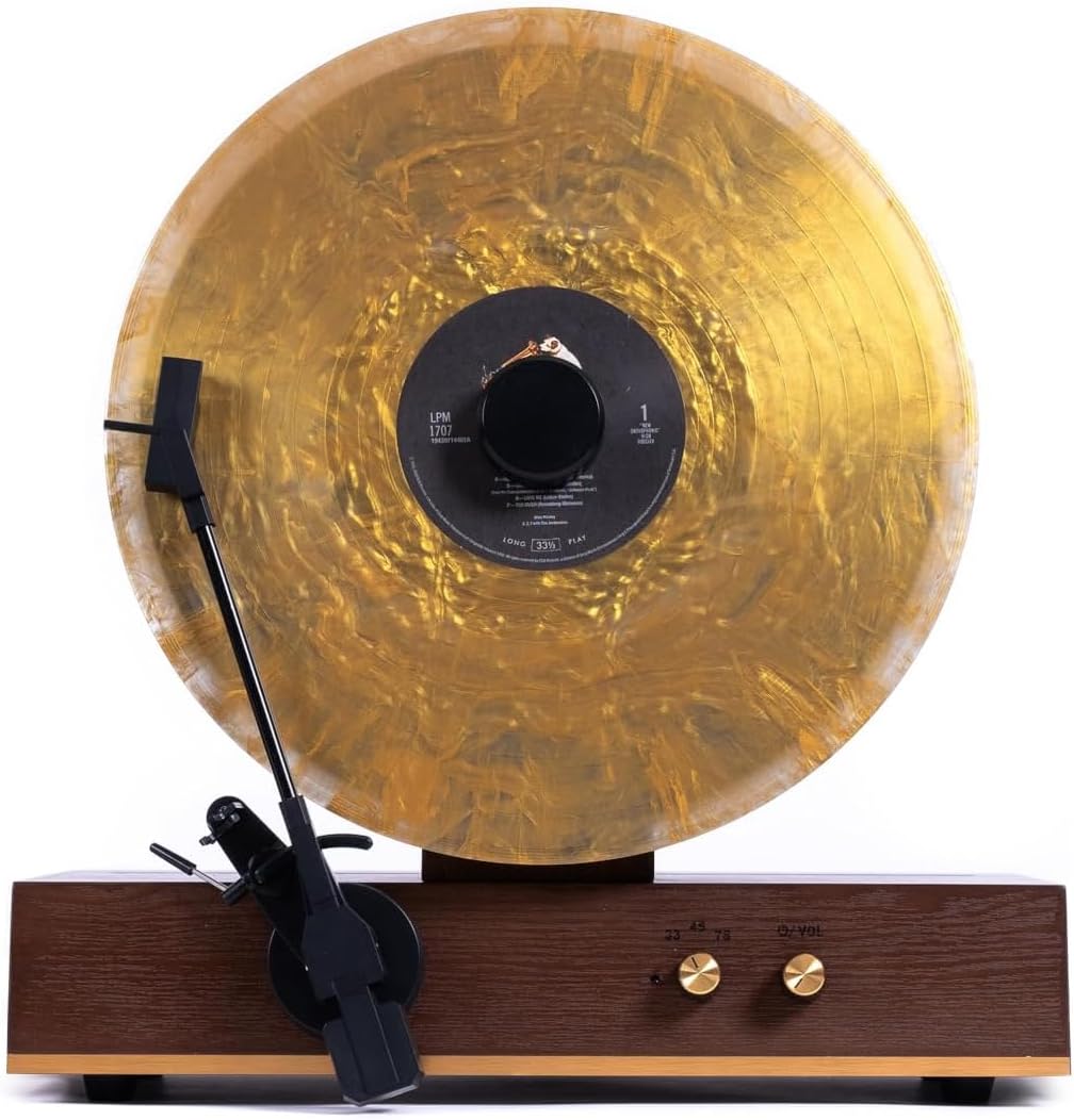 Vertical Record Player without Speakers