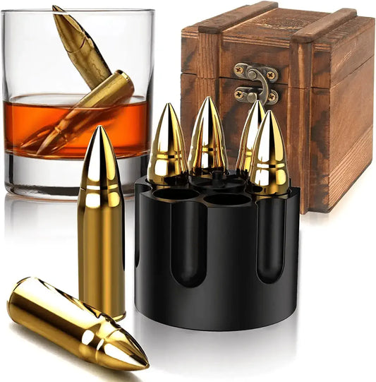 Bullet Whiskey Ice Cube Chilling Gift Set