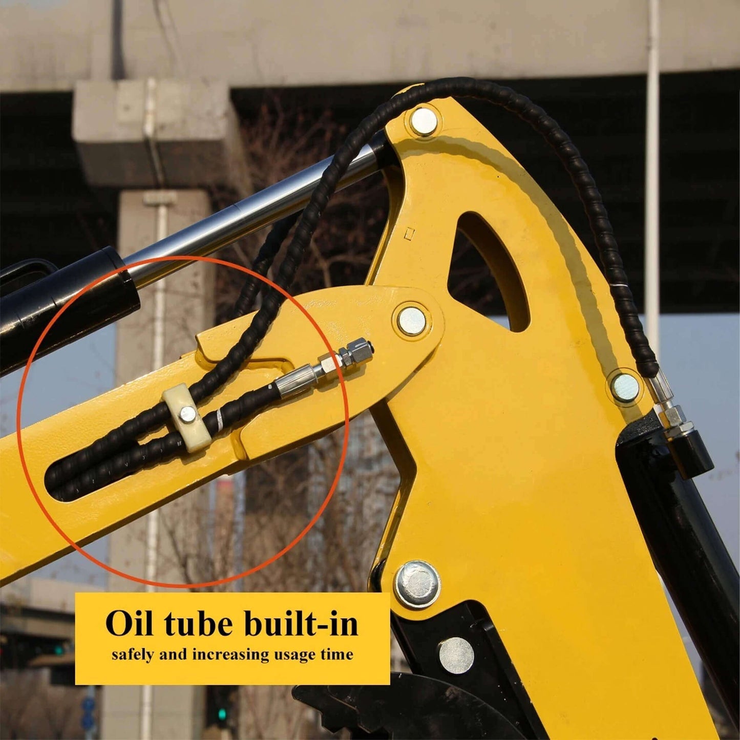 Heavy Duty Mini 13.5HP 1.0T Excavator Crawler Digger With Bucket (SAK31702)