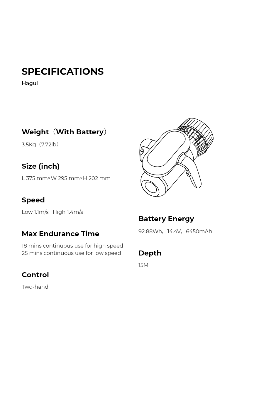UNDERWATER SCOOTER 💦 - The Hagul EZ