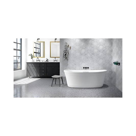 Jacuzzi Arga 67" Classic Swirlpool™ Whirlpool Bathtub [JAGF6735PCL6IPW/M] (SAK85401)