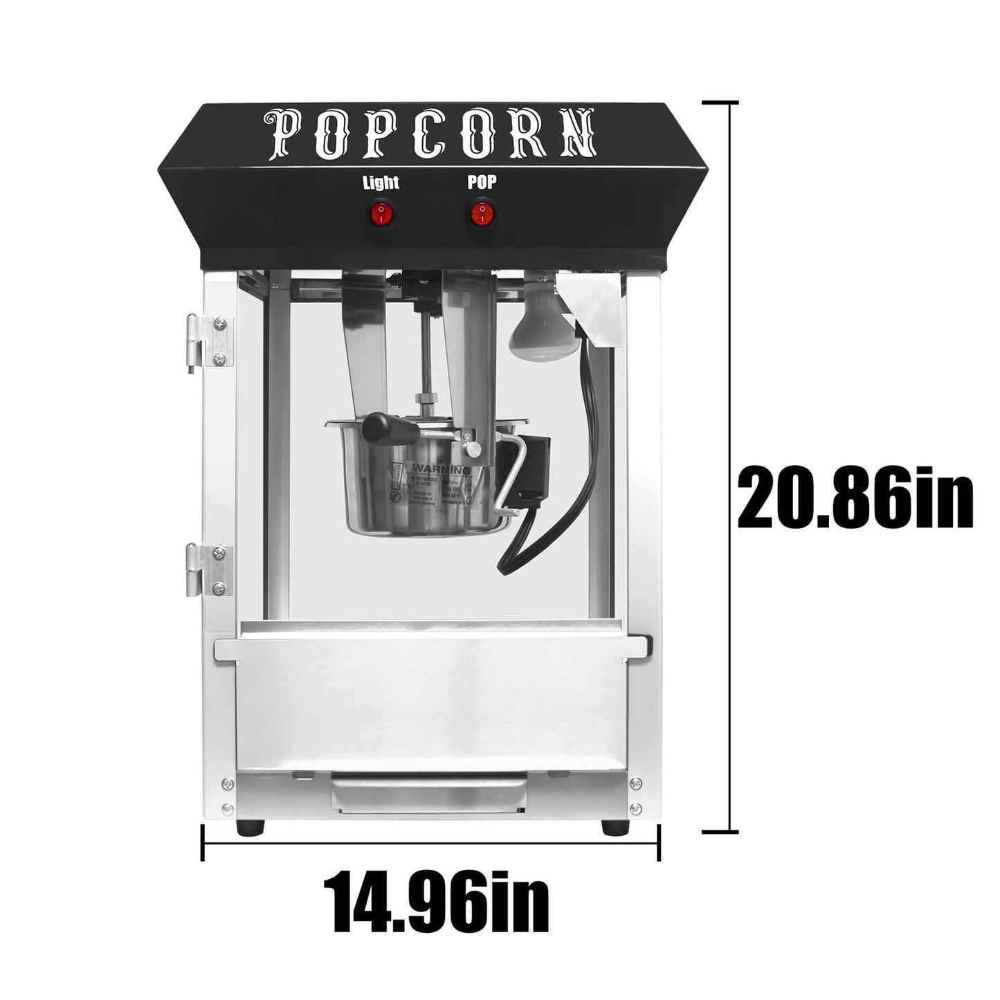 Premium Commercial Bar Style 6-Ounce Popcorn Machine Maker (SAK84170)