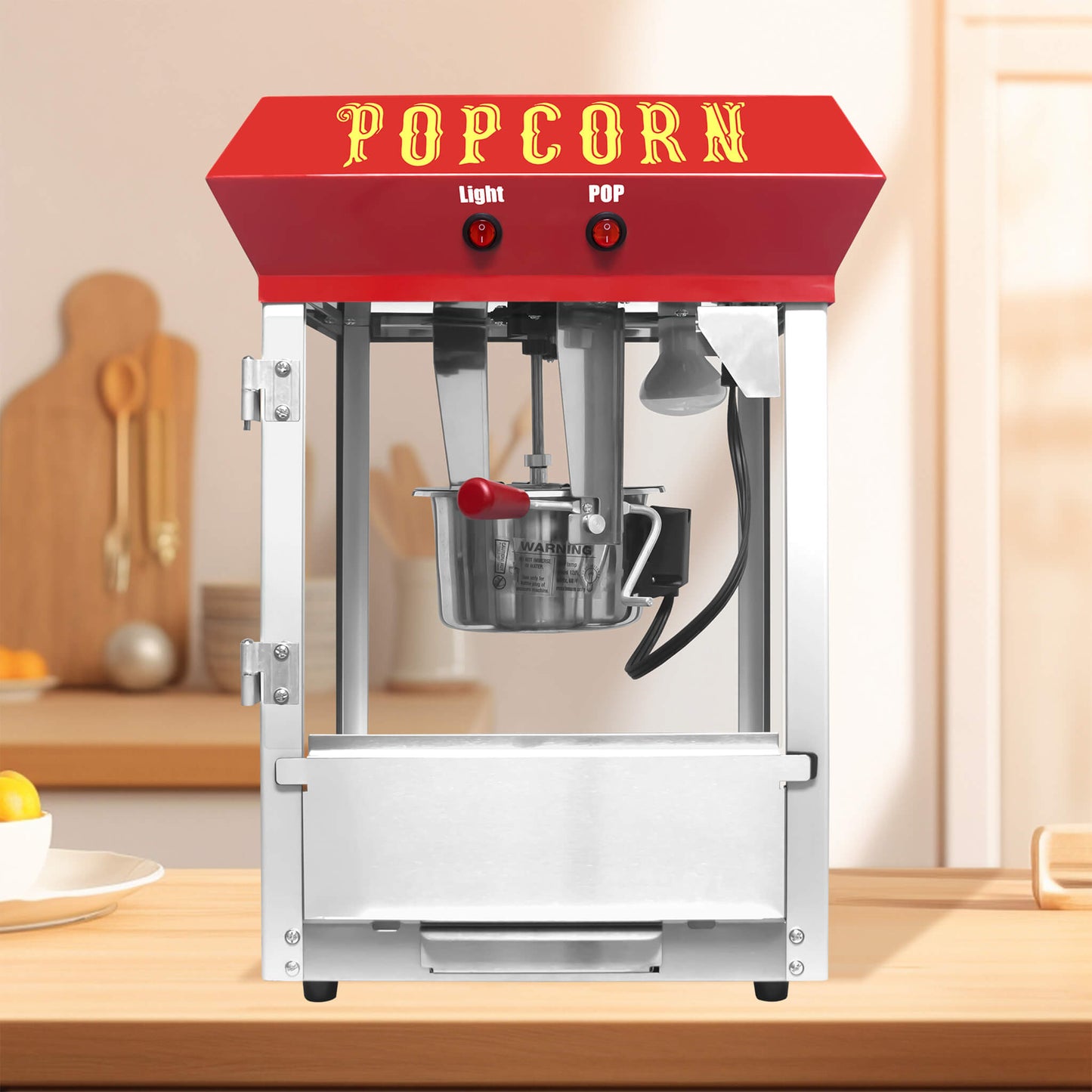 Premium Commercial Bar Style 6-Ounce Popcorn Machine Maker (SAK84170)