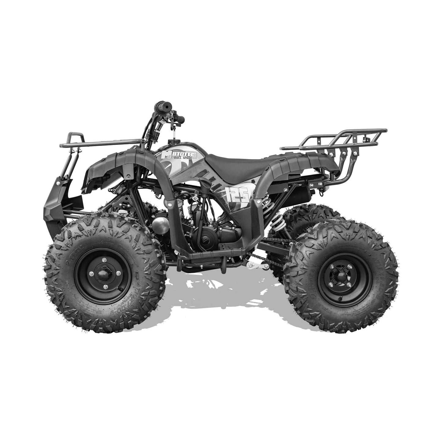MotoTec Bull 125CC 4-Stroke Mini Kids 4 Wheeler Gas ATV Quad (SAK64813)