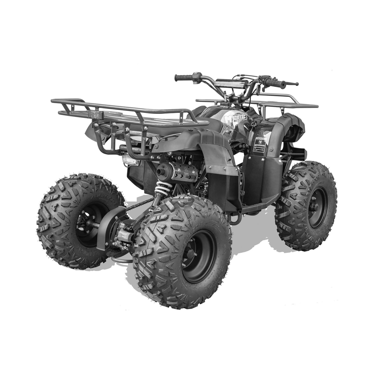 MotoTec Bull 125CC 4-Stroke Mini Kids 4 Wheeler Gas ATV Quad (SAK64813)