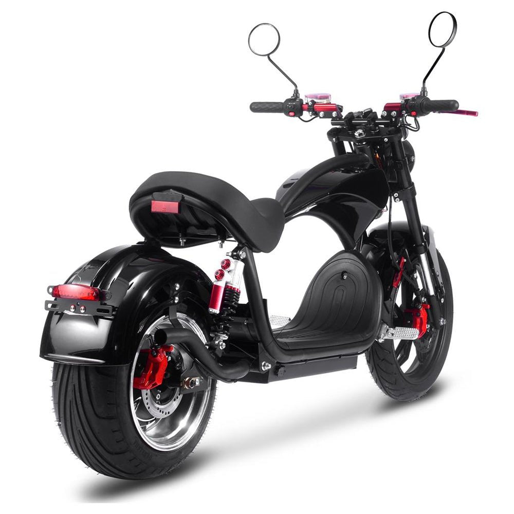 MotoTec Raven 60V/30AH 2500W Electric Moped Motorcycle Scooter For Adults, Black (SAK48263) *** NOT FOR SALE IN CALIFORNIA!!!
