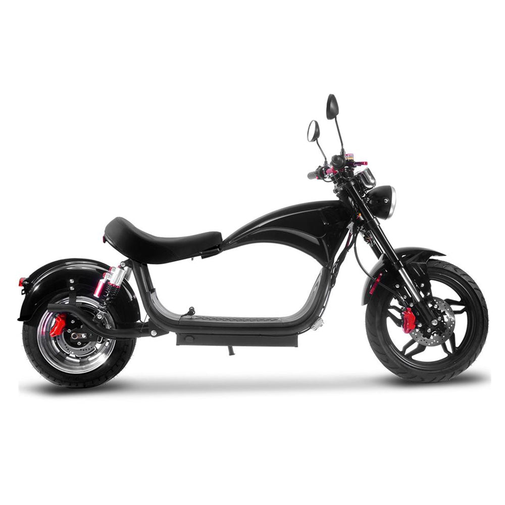 MotoTec Raven 60V/30AH 2500W Electric Moped Motorcycle Scooter For Adults, Black (SAK48263) *** NOT FOR SALE IN CALIFORNIA!!!