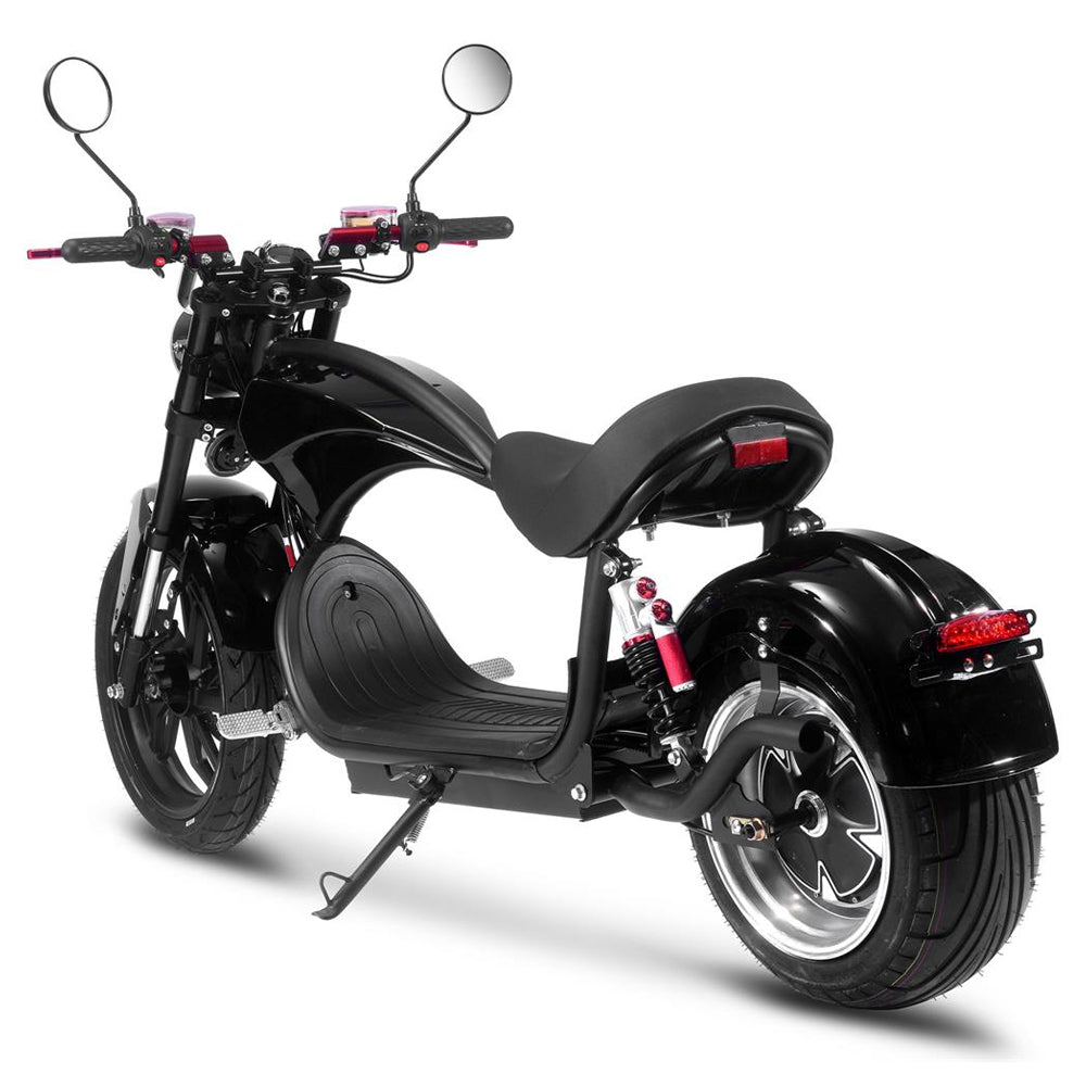 MotoTec Raven 60V/30AH 2500W Electric Moped Motorcycle Scooter For Adults, Black (SAK48263) *** NOT FOR SALE IN CALIFORNIA!!!