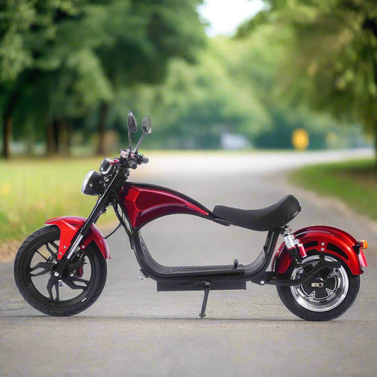 MotoTec Raven 60V/30AH 2500W Electric Moped Motorcycle Scooter For Adults, Red (SAK48163) *** NOT FOR SALE IN CALIFORNIA!!!