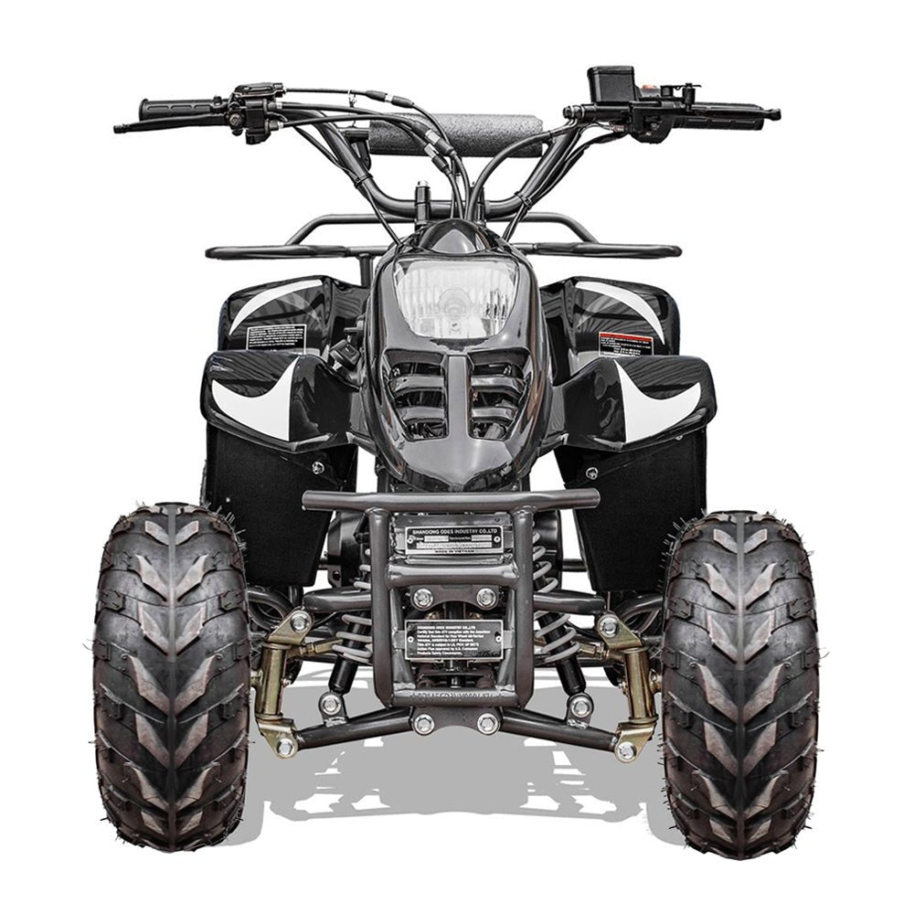 MotoTec Rex 110CC 4-Stroke Mini 4 Wheeler Gas ATV Quad, Black (95316842)