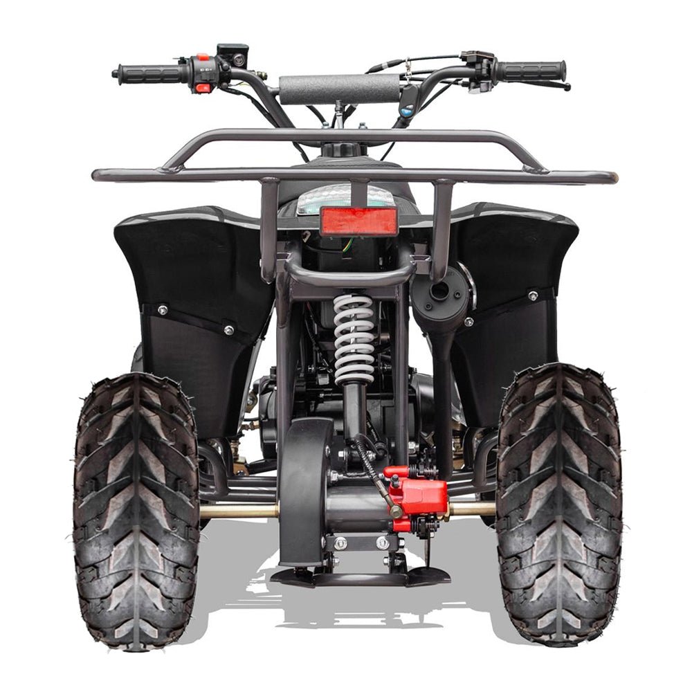 MotoTec Rex 110CC 4-Stroke Mini 4 Wheeler Gas ATV Quad, Black (95316842)
