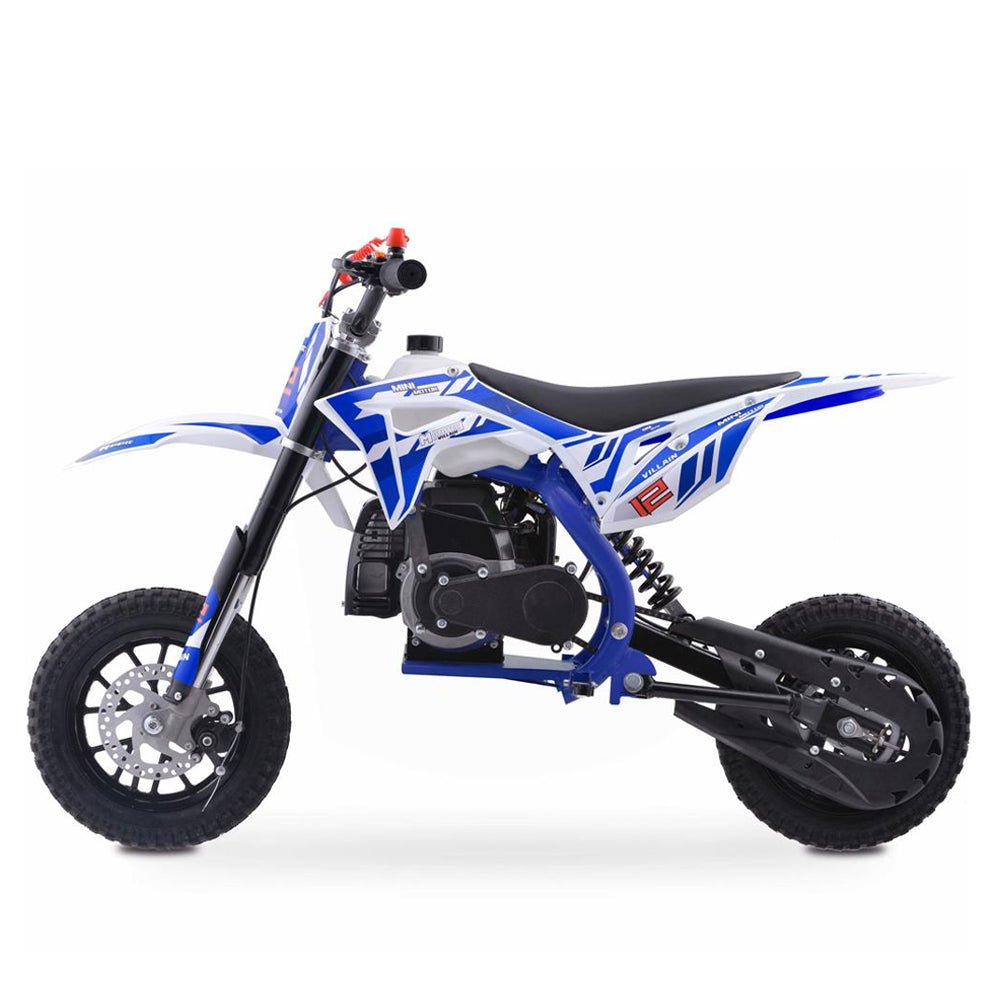 MotoTec Villain 52CC 2-Stroke Kids Gas Dirt Bike (93495478)