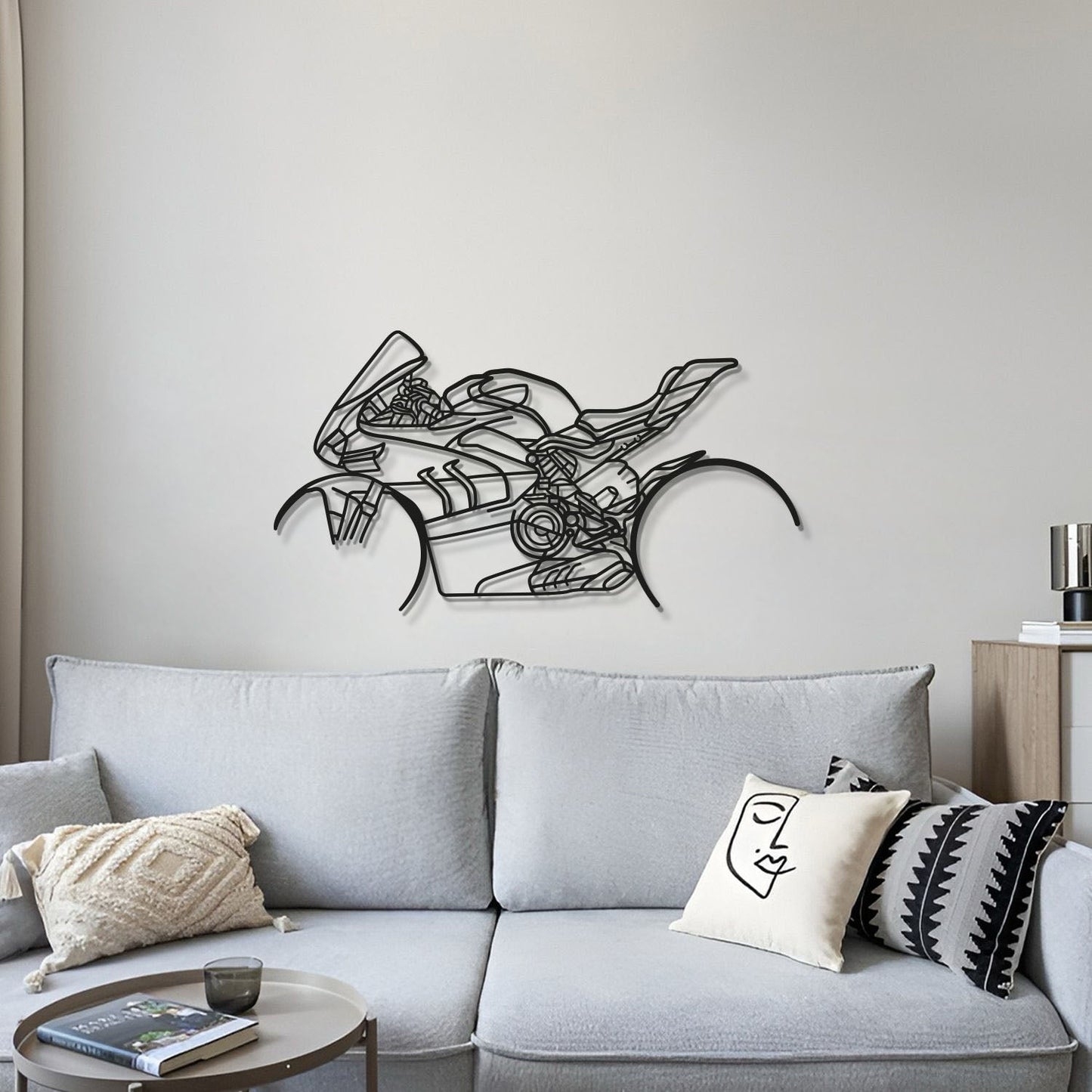 V4SP Metal Motorcycle Wall Art Limited Stock - MT1105