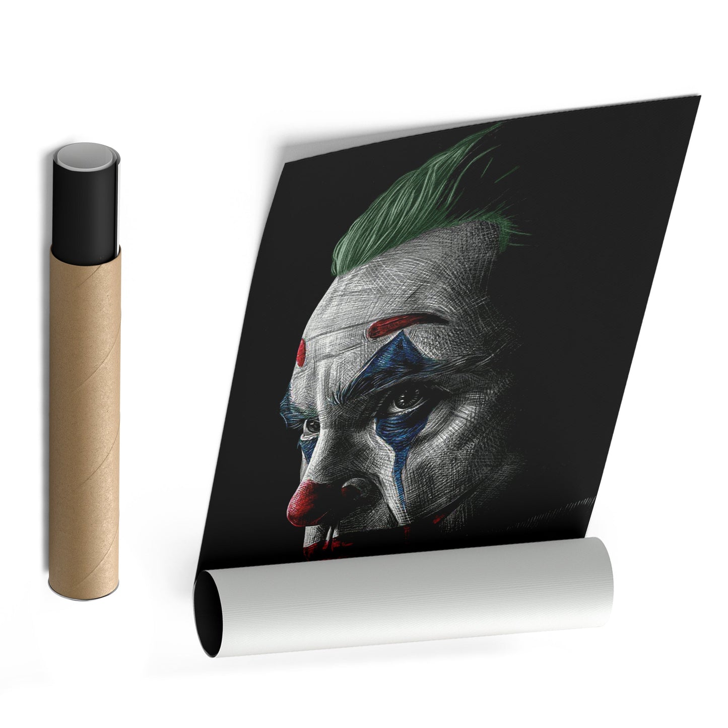 Joker Canvas – Movie Villain Wall Art for Kids or Home Decor