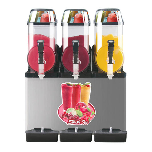 Stainless Steel Slushy Machine With Triple Tank Advance Cooling, 45L (SAK52258)