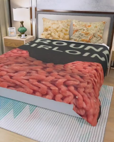 PRESS VIDEO!!! 🎬 3D printed GROUND SIRLION & Macaroni Cole Slaw Pillows Three Piece Duvet Bedding Set