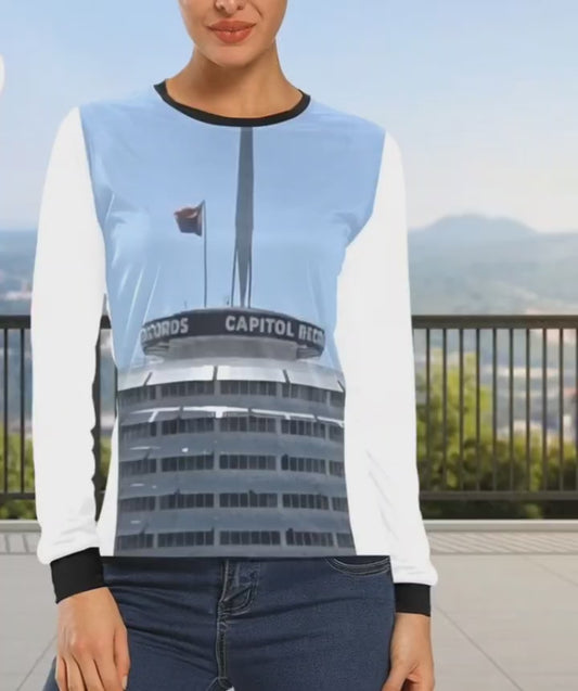 PRESS VIDEO 🎬 NEW!!! "THAT PART" branded (rear & Capitol Records Tower front) Long Sleeve T-Shirt