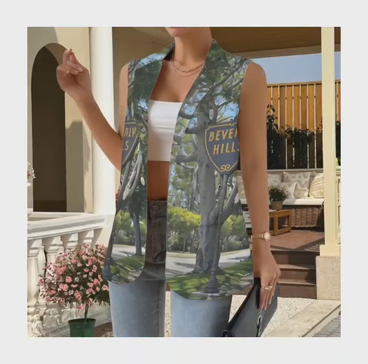 PRESS VIDEO 🎬 NEW!!! "THAT PART" branded (rear & B.H. Street Sign front) Sleeveless Blazer Vest