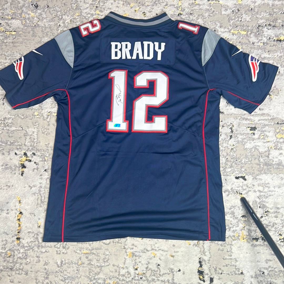 Autographed official Tom Brady jersey