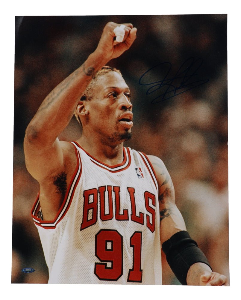 Dennis Rodman Signed Bulls 16x20 Photo