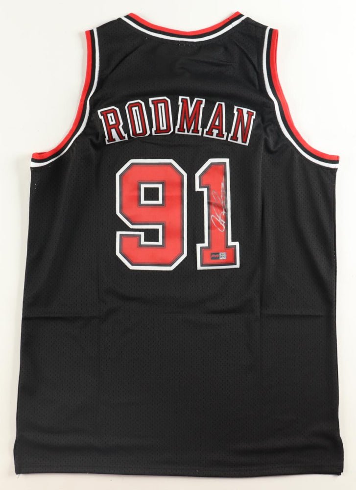 Dennis Rodman Signed Bulls Mitchell & Ness Jersey - Chicago Bulls