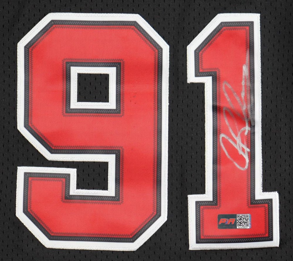 Dennis Rodman Signed Bulls Mitchell & Ness Jersey - Chicago Bulls