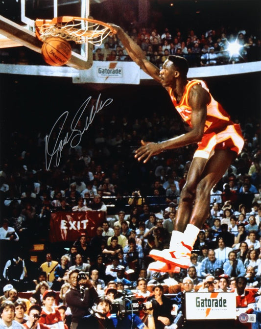 Dominique Wilkins Signed Hawks 16x20 Photo